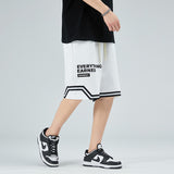 Mens White Shorts Men's Shorts Summer Loose Sports and Leisure