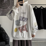 MEN'S Hoodie Cartoon Printed Coat