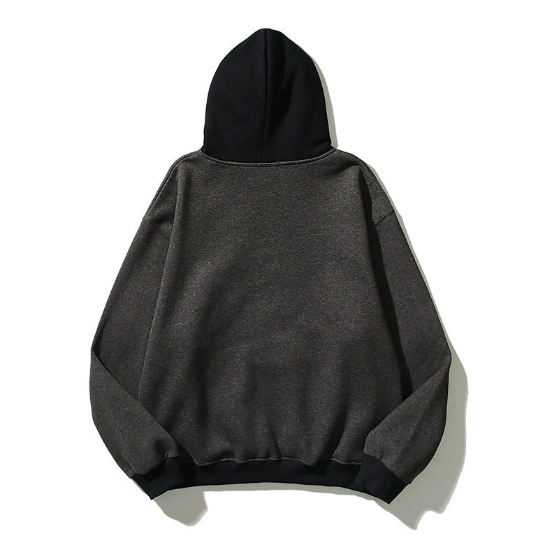 Kanye West Sunday Service Hoodie Autumn And Winter Fog Retro Distressed Stitching Fleece Hoodie