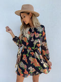 Nine Britton Dress Fashion Printed Flowers
