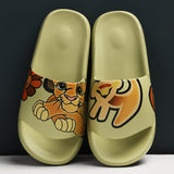 Mens Slide Outdoor Slippers Men'S Sesame Street Sports Platform Sponge Baby Funny Student Plus Size Slippers