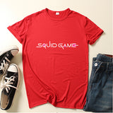 Squid Game Costume round Six Pattern Printed Short-Sleeved T-shirt