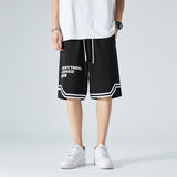 Mens White Shorts Men's Shorts Summer Loose Sports and Leisure