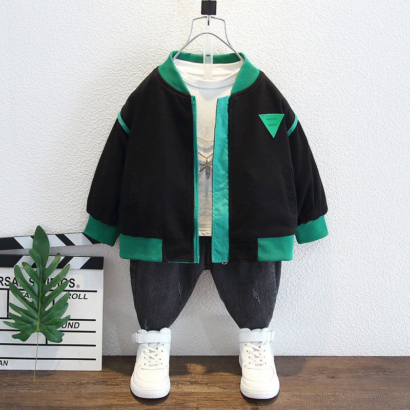 Toddler Boys Jackets Spring/Autumn Children's Casual Tops Autumn
