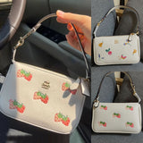 Strawberry Bags Pastoral Style Strawberry Embossing