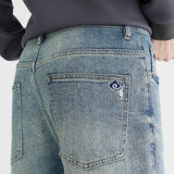 Men Jeans Light Blue Jeans Men's Spring Trend Versatile Casual