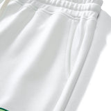 Men White Shorts Men's Loose Leisure Sports Shorts