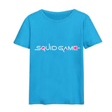 Squid Game Costume Wooden Man Printed Shirt Short Sleeve T-shirt