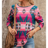 Romanian Gypsy Outfits Long-Sleeved T-shirt for Women