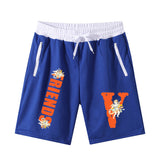 Vlone Shorts Printed Summer Men'S Beach Pants Bermuda Shorts