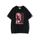 Bathing Ape T Shirt Teen Casual Camouflage Light and Shadow T-shirt Short Sleeve