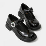 Mary Jane Shoes Summer Retro Shoes Butterfly Skirt