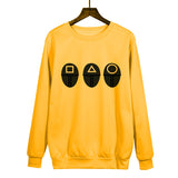 Squid Game Costume round Six Printed Crew Neck Sweatshirt