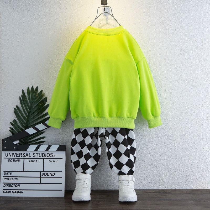 Toddler Boys Sweater Boys' Suit Spring and Autumn Clothes