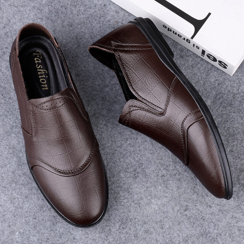 Men's Loafers Relaxedfit Slipon Loafer Men Shoes Men Genuine Leather Fashion Trendy Casual