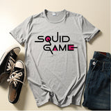 Squid Game Costume Printed Men's and Women's Loose round Neck Short Sleeve T-shirt