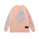 Man Fall Outfits Heart Printing Long-Sleeved T-shirt Men's Top Printed T-shirt Autumn