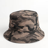 Bucket Hat Fishing Cap Cotton Print Fisherman Hat Camouflage Bucket Hat Female Outdoor Climbing