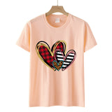 Valentine's Day T Shirt Spring/Summer Short-Sleeved T-shirt Top