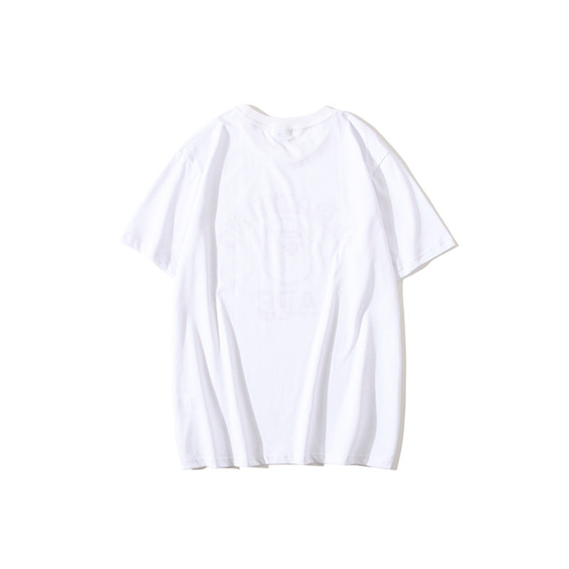 Bathing Ape T Shirt Purple Ape Head XINGX Lightning T-shirt Male and Female Couples Wear