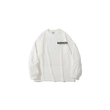 Man Fall Outfits Printed Long-Sleeved T-shirt Men's and Women's Loose Long-Sleeved T-shirt