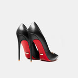 Red Bottom Heels Shallow Mouth Pointed High Heel Stiletto Heel Work Shoes for Catwalk