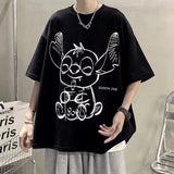 Men T-Shirts Half Sleeve Loose