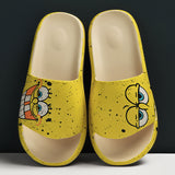 Mens Slide Outdoor Slippers Men'S Sesame Street Sports Platform Sponge Baby Funny Student Plus Size Slippers