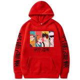 Anime Hoddies Five Wu Student Tops Casual Sweatshirt