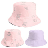 Bucket Hat Fishing Cap Cotton Print Fisherman Hat Female Summer Street Print