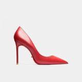 Red Bottom Heels Shallow Mouth Pointed High Heel Stiletto Heel Work Shoes for Catwalk
