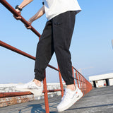 Grey Sweatpants Men's Casual Trousers Spring and Autumn Sweatpants Men