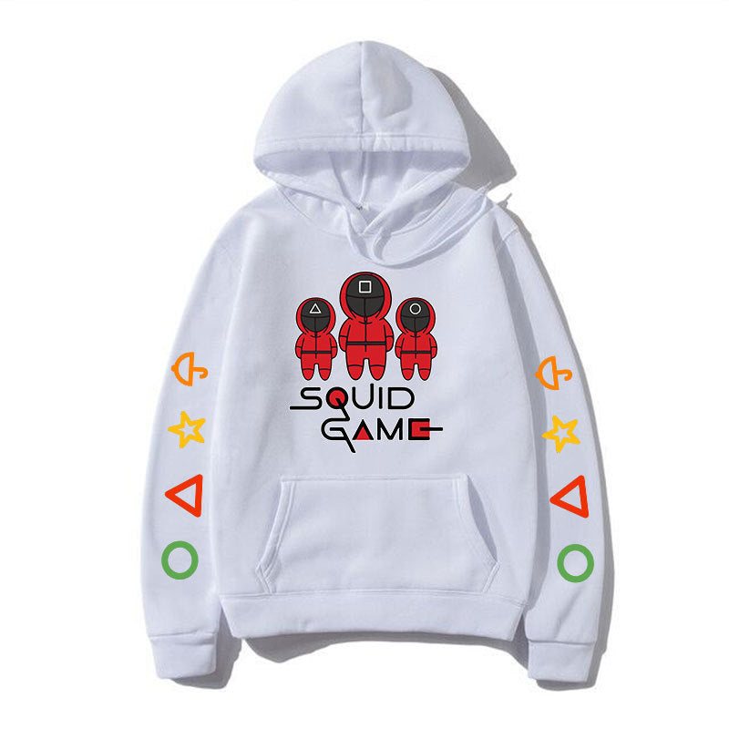 Squid Game Costume Autumn And Winter Loose Casual Hooded Sweater