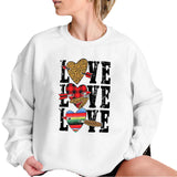 Valentine's Day T Shirt Sweater Sweater Love Letter Heart Printing Fleece