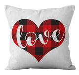 Valentine's Day Pillow Covers 4 Piece Random Styles Together, Holiday Home Gift Pillow Cushion Cover