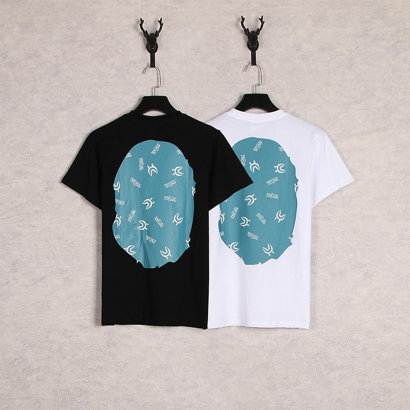 Bathing Ape T Shirt Cartoon Anime Loose Teen Summer Casual T-shirt