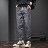Cuffed Cargo Pants Men's Spring and Summer Pants Men's Spring Loose