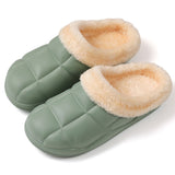Cotton Slides Autumn and Winter Cotton Slippers Indoor Platform Cute Cotton Shoes Home Warm Slippers Men