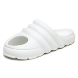 Mens Slide Plus Size Slippers Summer Men'S Casual Hole Shoes Outdoor Beach