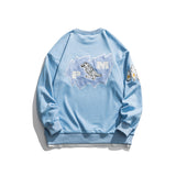 Crew Neck Sweatshirts for Men Men's Autumn Sweater Male and Female Trendy Brand Casual Pullover