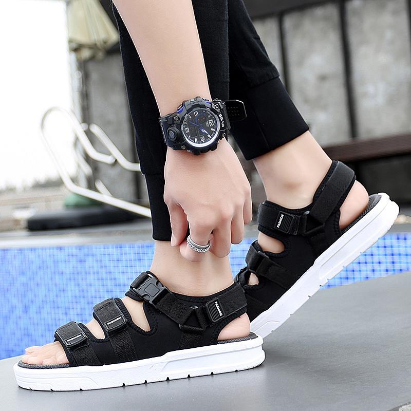Men Sandals Indoor and Outdoor Beach Sandals Sport Flip Flops Comfort Casual Sandal Men's Shoes Breathable Lightweight Outdoor Sports Beach Shoes
