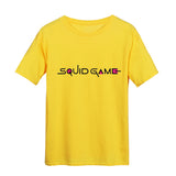Squid Game Costume Wooden Man Printed Shirt Short Sleeve T-shirt