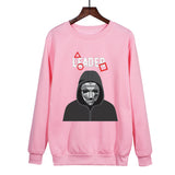 Squid Game Costume Loose Long Sleeve Crew Neck Sweater Women