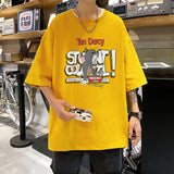 Tom And Jerry T Shirt Cartoon Loose Half Sleeve