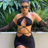 Music Festivals Rave Outfits Dress Summer Women's Sexy Slim Dress
