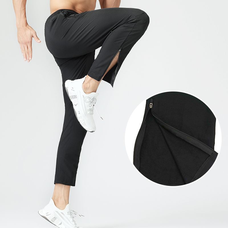 Sweat Wicking Pants Sports Pants Loose Casual Fitness Training Straight