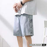 Men Denim Shorts Men's Jeans Shorts Casual Summer Thin Loose