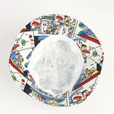 Bucket Hat Fishing Cap Cotton Print Fisherman Hat Cartoon Printing Comic Doraemon