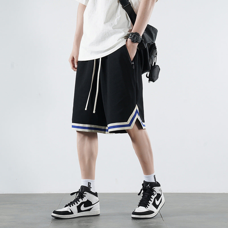 Men White Shorts Men's Shorts Summer Loose Sports