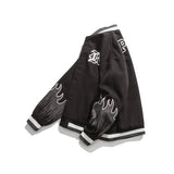 Man Fall Outfis Autumn Vintage Embroidered Baseball Uniform Coat Men All-Matching Jacket